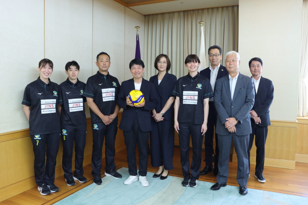 群馬県 山本一太知事を表敬訪問しました