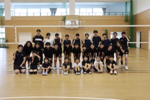 【活動報告】玉村町在住の小中学生を対象にバレーボール教室をしました