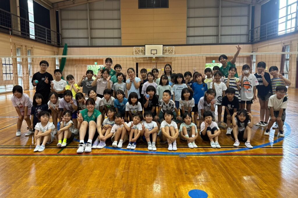 【活動報告】藤岡市なかよしキッズクラブにてバレーボール教室をしました